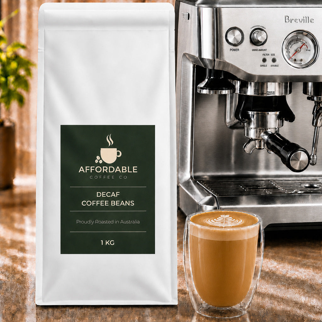 Decaf Coffee Beans 1kg – 100% Arabica