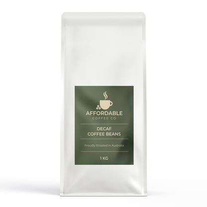 Decaf Coffee Beans 1kg – 100% Arabica