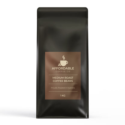 Premium Medium Roast Coffee Beans 1kg – Everyday Blend