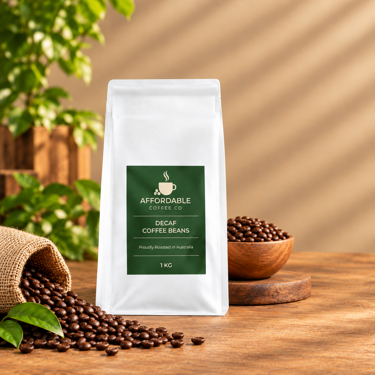 Decaf Coffee Beans – 1kg